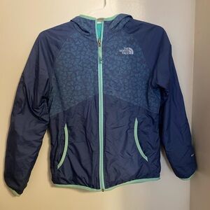 North face reversible jacket, girls 14/16